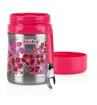 Nuby Stainless Food Jar 280ml (3 colours)