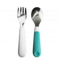 OXO TOT On-The-Go Fork And Spoon Set (3 Colours)