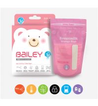 Bailey Basic Breastmilk Bags with Thermal Sensor (180ml x30pcs) | Made in Korea
