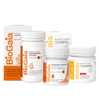 BioGaia Protectis Chewable Tablets - Orange + Vitamin D / Strawberry Flavored (30/90 Tabs)