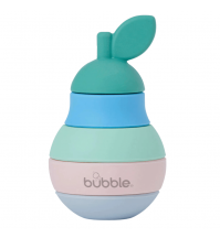 Bubble Silicone Stacking Pear Teether