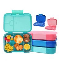 Cubble 4+2 Compartment Bento Lunch Box (3 Colours) Leakproof lunchbox for wet foods