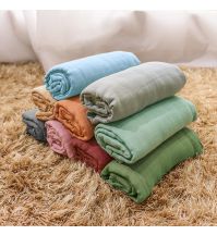 Cubble Bamboo Muslin Baby Swaddle Blanket (120x120cm) | Multiple Colors