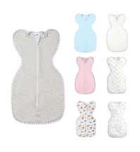 Cubble Baby Bamboo Swaddle and Sleeping Bag 0-3M/3-6M - (7 Designs)