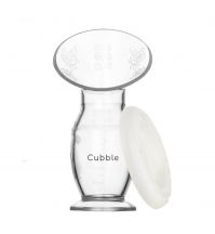 Cubble Silicone Manual Breast Pump with Suction Base & PP Dustproof Cover Lid