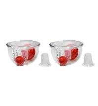 imani Handsfree Cup Clear Set - One Pair