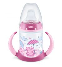NUK Peppa Pig Premium Choice PP Learner Bottle with Silicone Teat and Temperature Control 150ml (6-18 months)