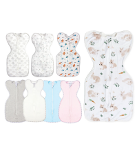 Cubble Baby Bamboo Swaddle and Sleeping Bag 0-3M/3-6M - (8 Designs)