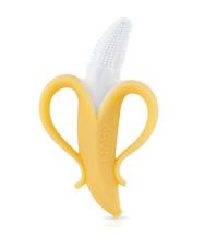 Nuby Banana toothbrush with 360 degree bristles (3M+)