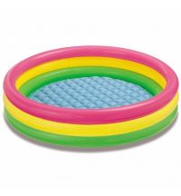 Intex 3 Ring Sunset Glow Pool With Inflatable Floor (112cm x 25cm)