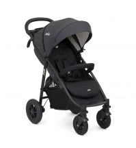 Joie Litetrax 4 S Stroller with Rain Cover and Parent Tray - Coal