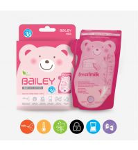 Bailey View Breastmilk Bags with Thermal Sensor (180ml x 30pcs) | Made in Korea