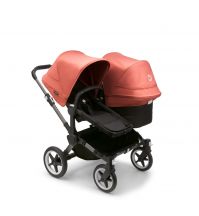 Bugaboo Donkey 5 Duo Graphite-Midnight Black-Sunrise Red