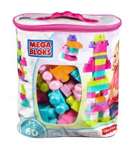 Fisher Price Mega Bloks Big Building Bag 60pcs Bag (2 Colours)