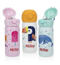 Nuby Stainless Steel Sport Bottle 300ML (3 Colors)