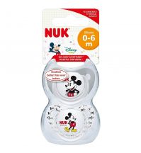 NUK Disney Sillicone Sleeptime Soothers Size 1 (0-6M) - 2 in a pack 