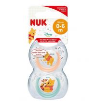 NUK Disney Sillicone Sleeptime Soothers Size 1 (0-6M) - 2 in a pack