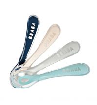 Beaba Set of 4 2nd Age Silicone Spoons