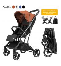 Osann Boogy Lightweight Stroller (4 Colors) - With Rain Cover, Travel/Transport Bag and Infant Car Seat Adaptor