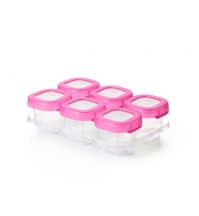 Oxo Tot Baby Blocks Freezer™ Storage Container Set 2Oz x 6 (60ml) - Pink