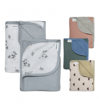 Cubble Reversible Baby Muslin Blanket 80cm x 100cm (4 Colours/Designs)