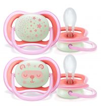 Philips Avent Ultra Air Nighttime Pacifier 6-18m 2 packs