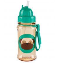 Skip Hop Zoo Straw Bottle 12oz -Pug