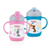 Nuby Stainless Steel Cups - 220ml Sprout