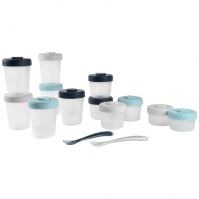 Beaba Expert Pack Meal & Food Storage 12 Pc + 2 Silicone Spoon ( 2 Colours )
