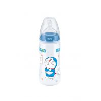 NUK Doraemon 300ml PP Bottle/ Sil Teat 0-6mths M