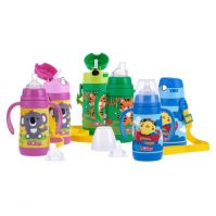 Nuby 3 Stage Stainless Steel Cup Set with 3D Sleeve