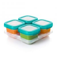 OXO Tot Baby Blocks Freezer Storage Container Set 4oz (4 Colours)