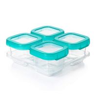 OXO tot Baby Blocks Freezer Storage Containers (6oz x 4 Pieces)