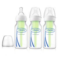 Dr. Brown's Options Narrow Neck Bottle 4oz/120ml Clear (3 pack)