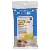 Dr. Brown's Nose and Face Wipes, 30 Count 