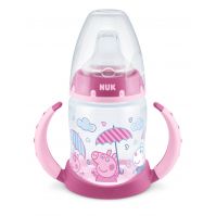 NUK Peppa Pig Premium Choice PP Learner Bottle with Silicone Teat and Temperature Control 150ml (6-18 months)