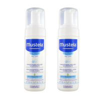 two bottles of Mustela Nourishing Shampoo