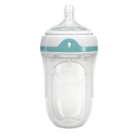 Nuby Comfort Series 1pk 250ml Silicone Bottle with PPSU w/o handle (3M+)