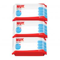 NUK Baby Wipes 80Pcs- 3 Pack
