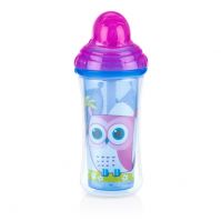 Nuby No-spill™Insulated Clik-it™ Flip-it™270ml Straw (3 colours)